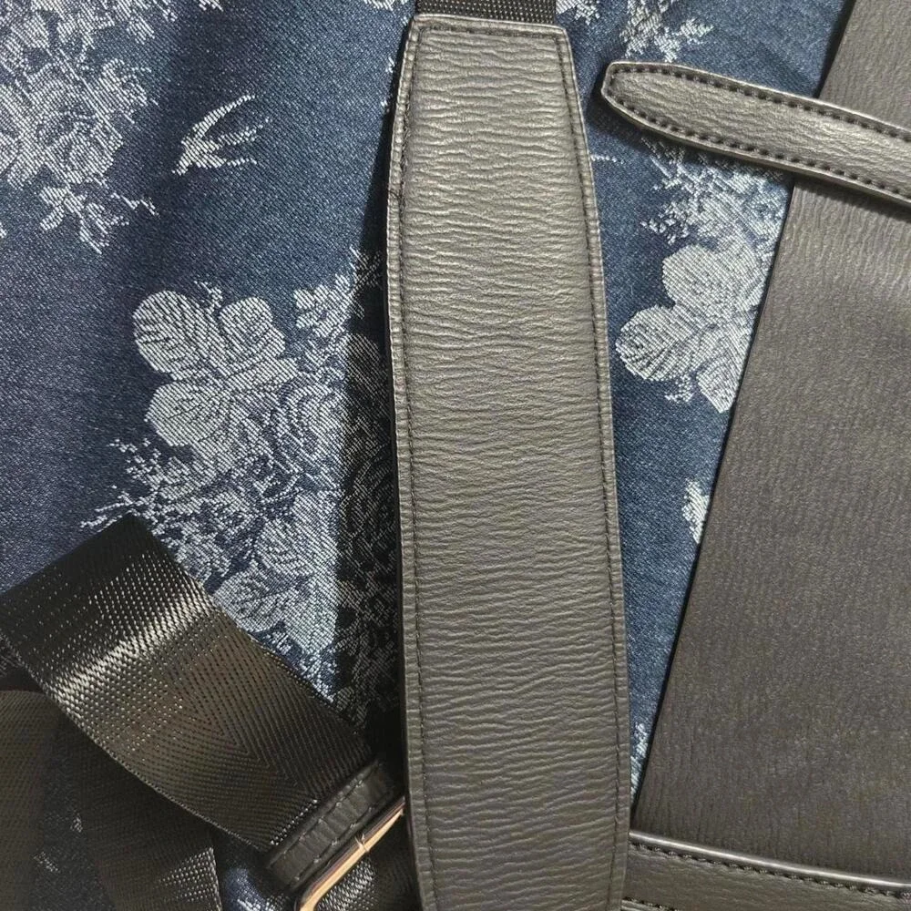 THAIS Structured Messenger Laptop Bag - Twee Retro Tumblr - Recycled Materials